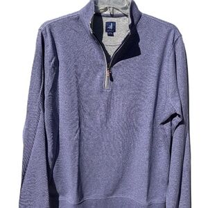 Johnnie-O Sully Quarter Zip purple Large